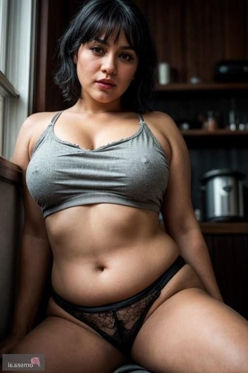 BBW adora exibir seus peitos