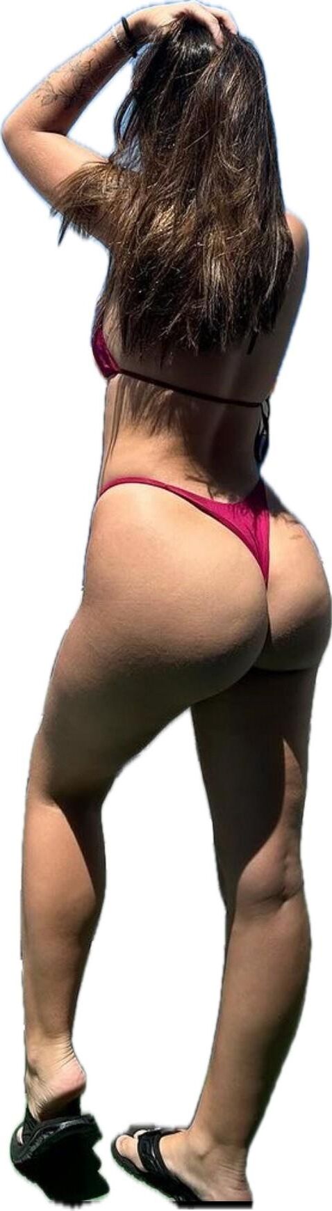 Latina Cute Big Butt Stickers 