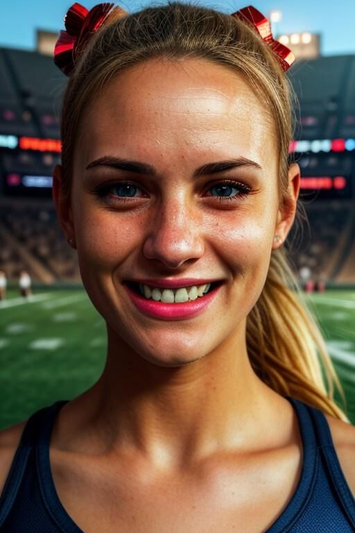 KI generiert – Mädchen des Sports