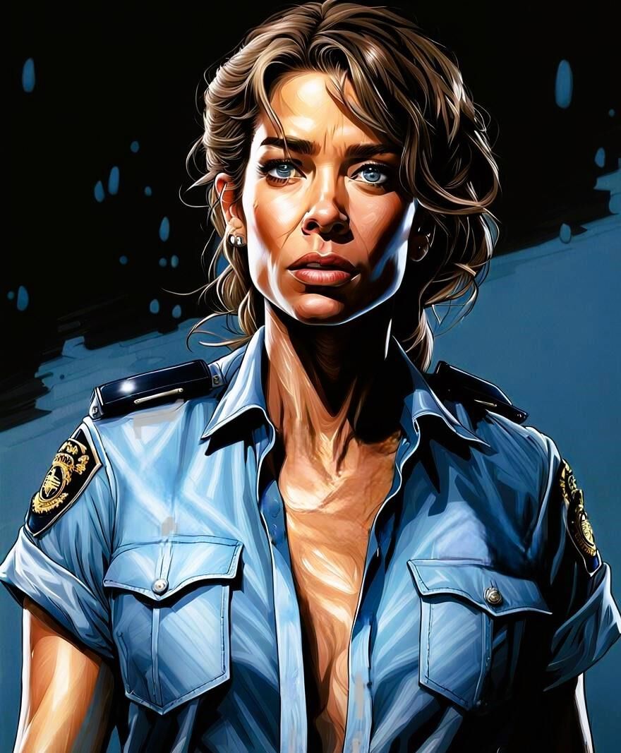 AI .... 警察官 ... 婦警 ... 警察官 1