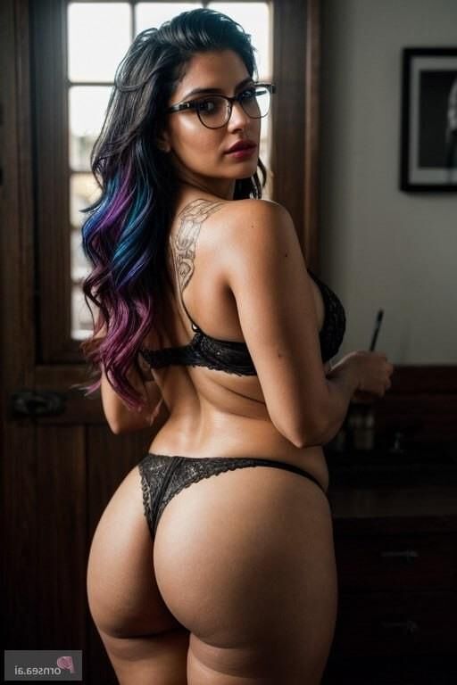 Ela adora mostrar sua bunda perfeita