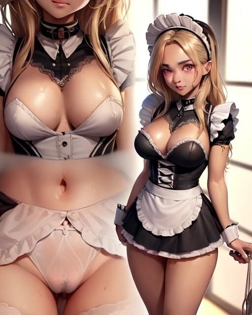 Random pictures AI MAID Theme interracial.