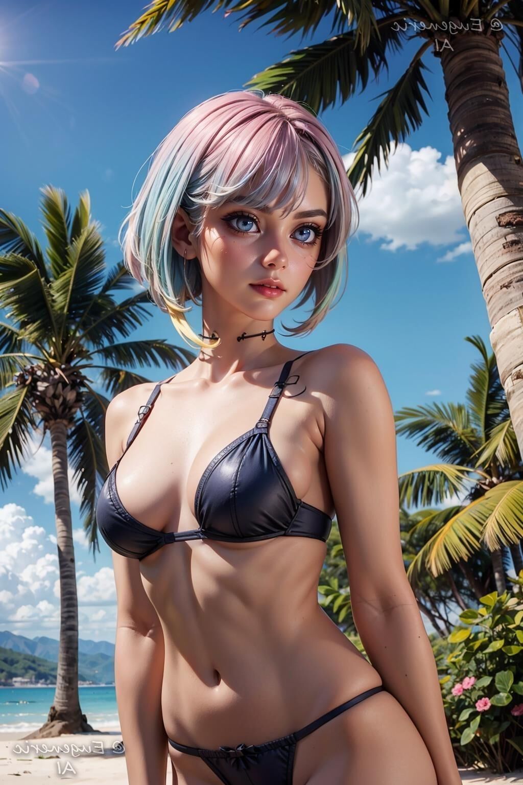 AI KI Linda chica adolescente sexy