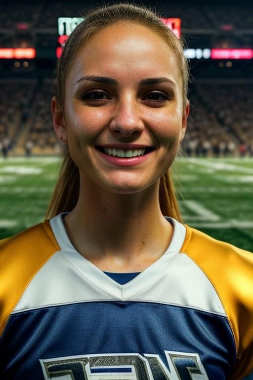 KI generiert – Mädchen des Sports