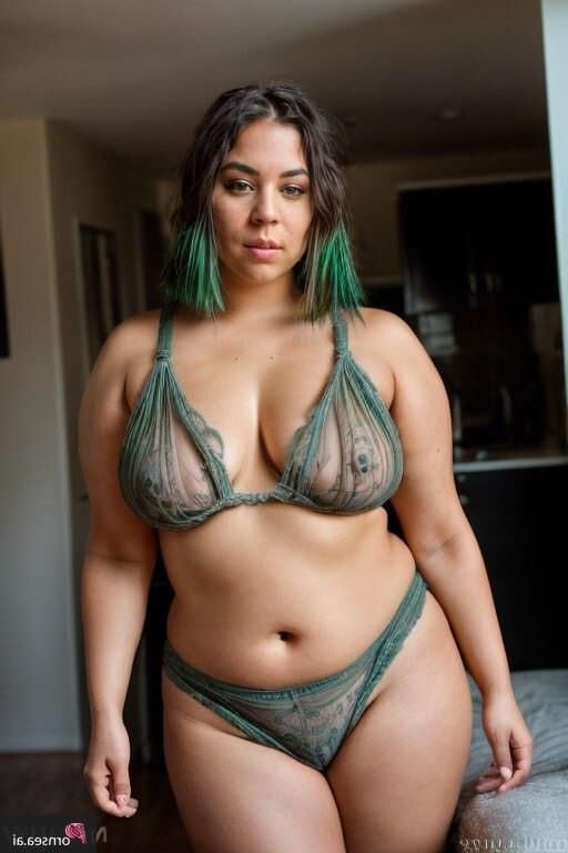 BBW Green hair