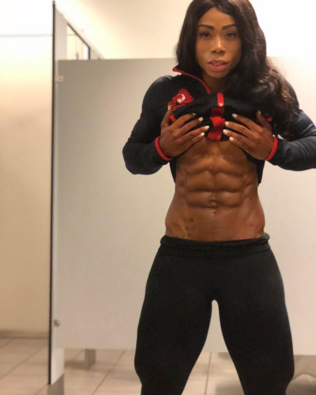 Ebony Female Muscle