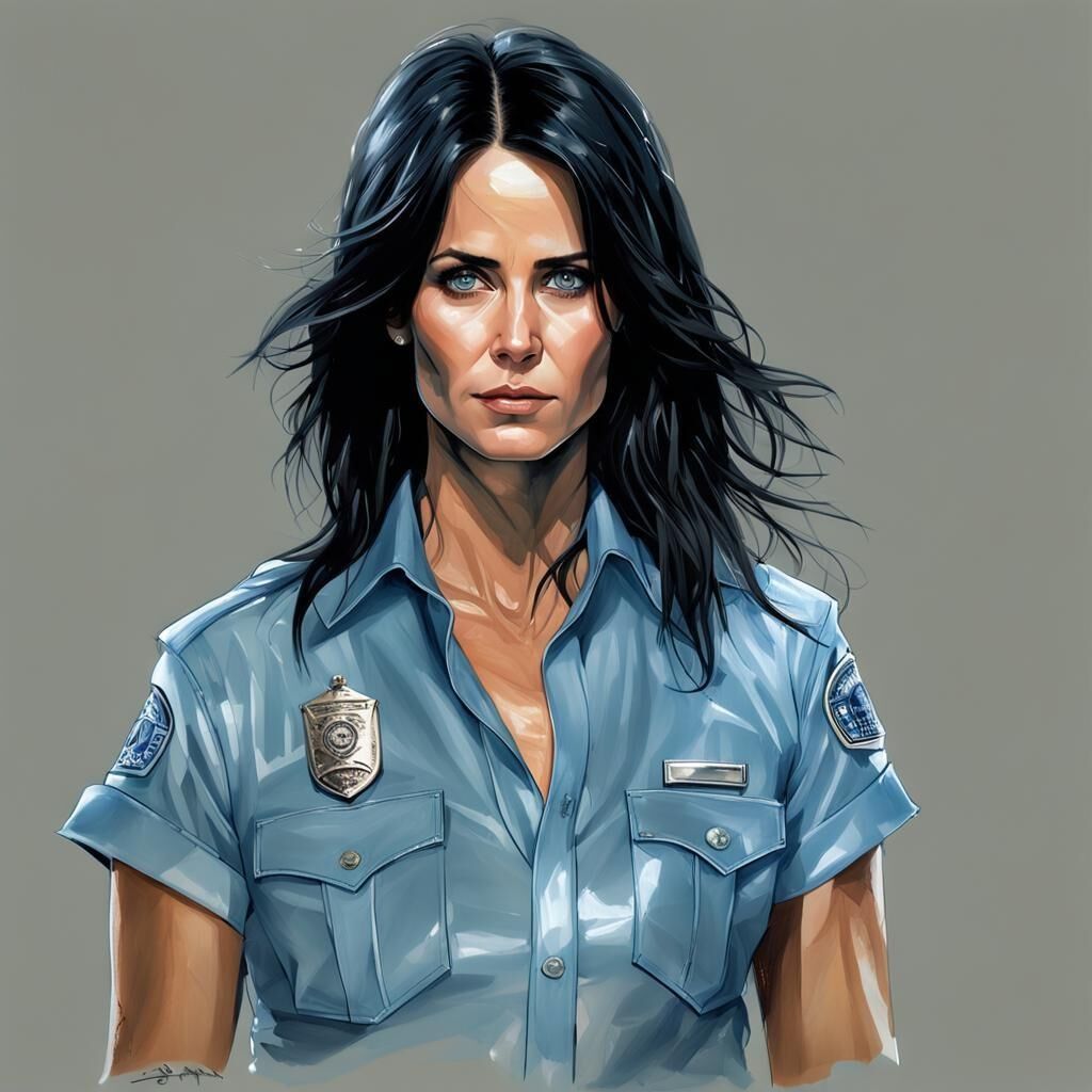 AI .... 警察官 ... 婦警 ... 警察官 1