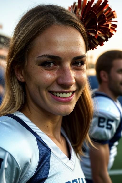 KI generiert – Mädchen des Sports