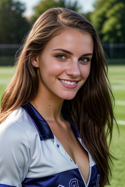 KI generiert – Mädchen des Sports