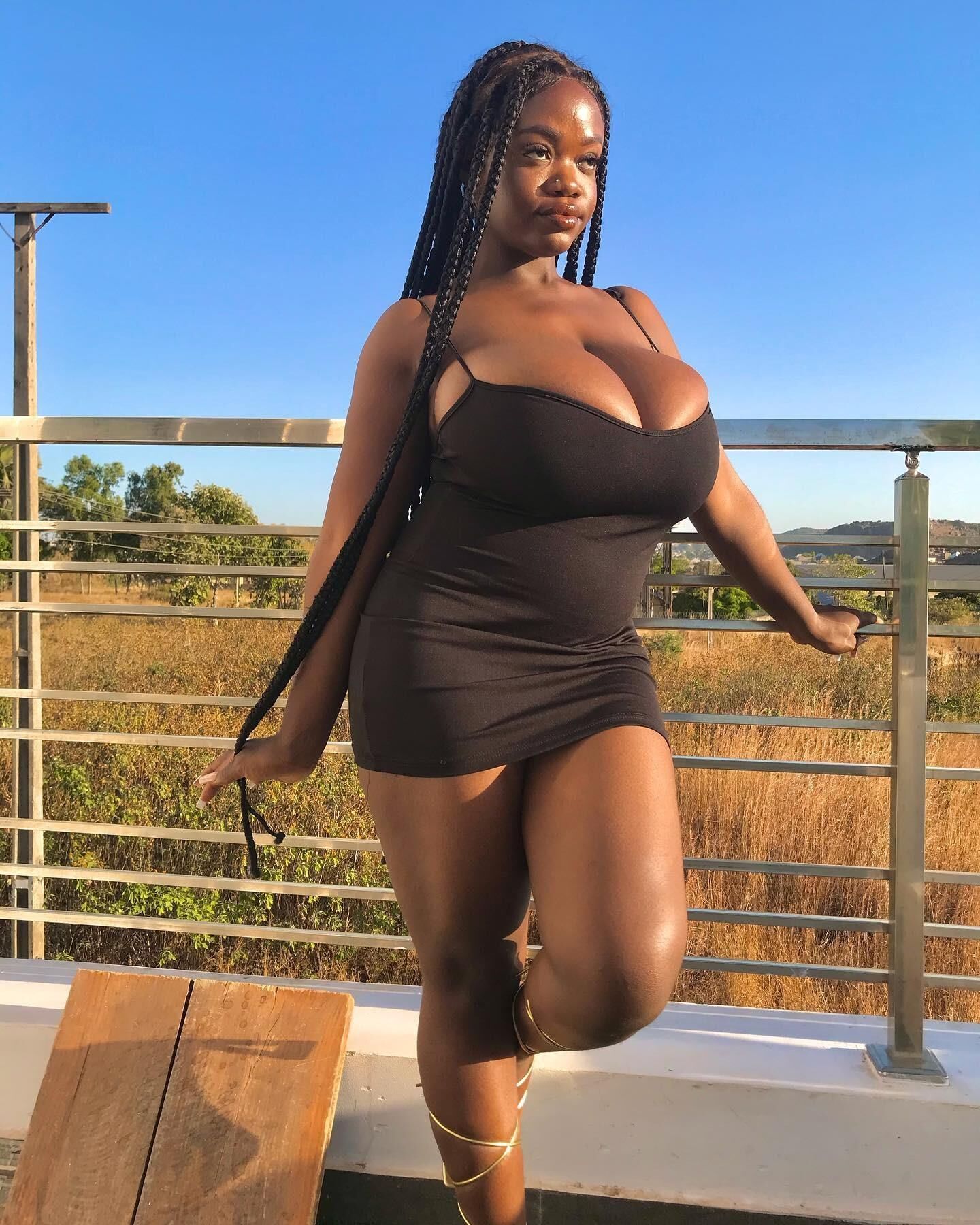 huge black insta tits