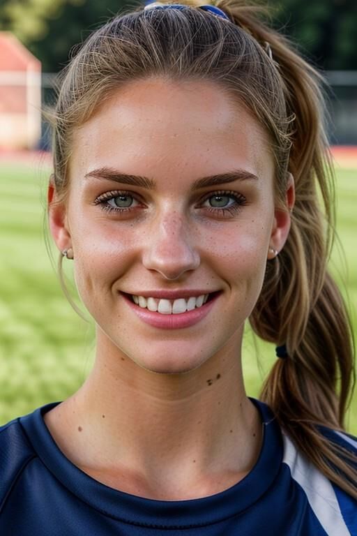KI generiert – Mädchen des Sports
