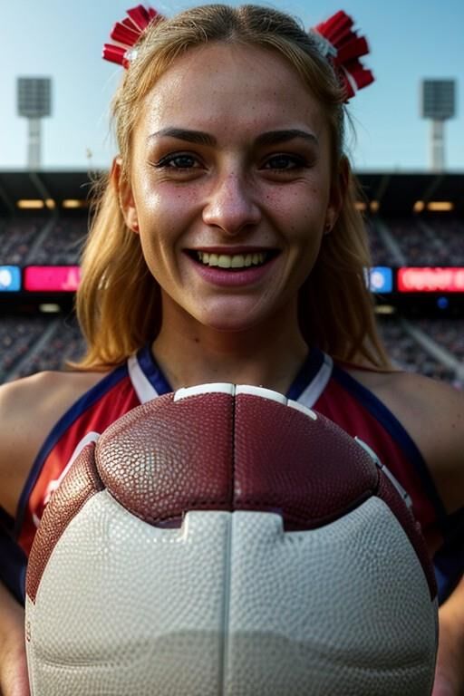 KI generiert – Mädchen des Sports