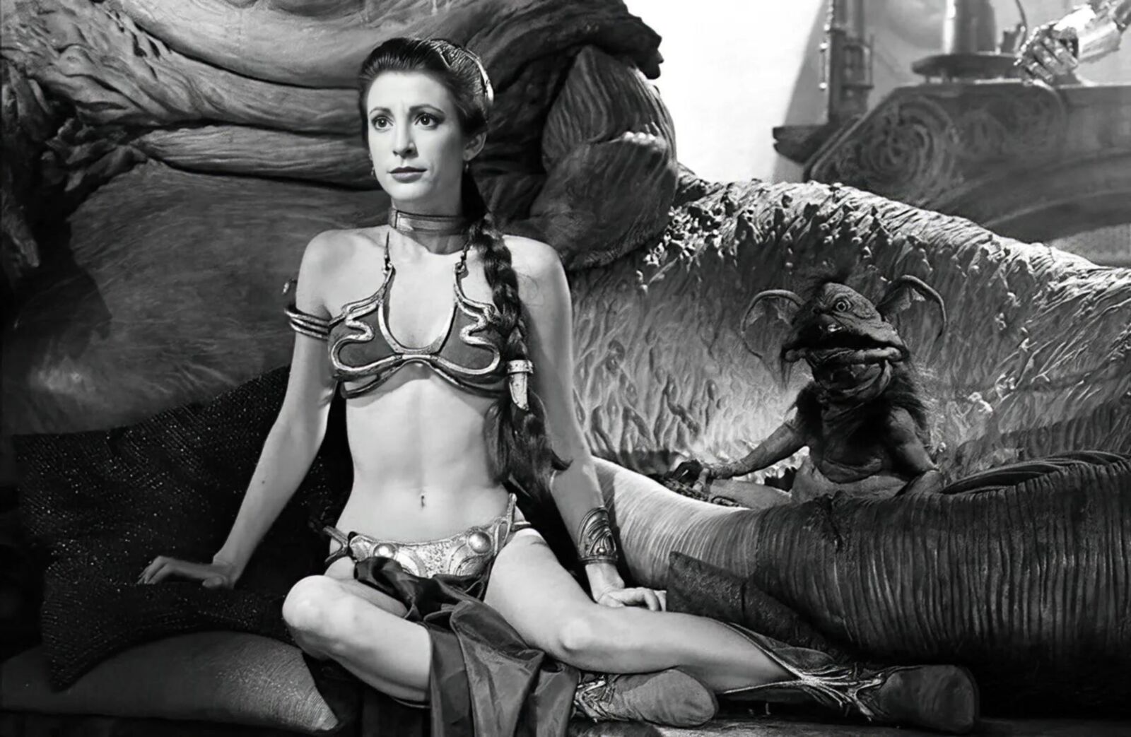 Kira Nerys as Slave Leia Nana Visitor Carrie Fisher