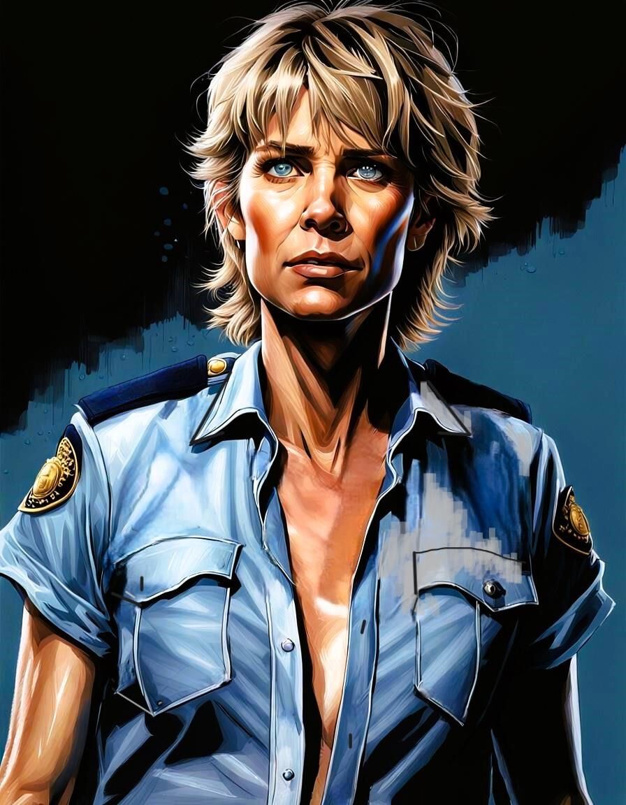 AI .... 警察官 ... 婦警 ... 警察官 1