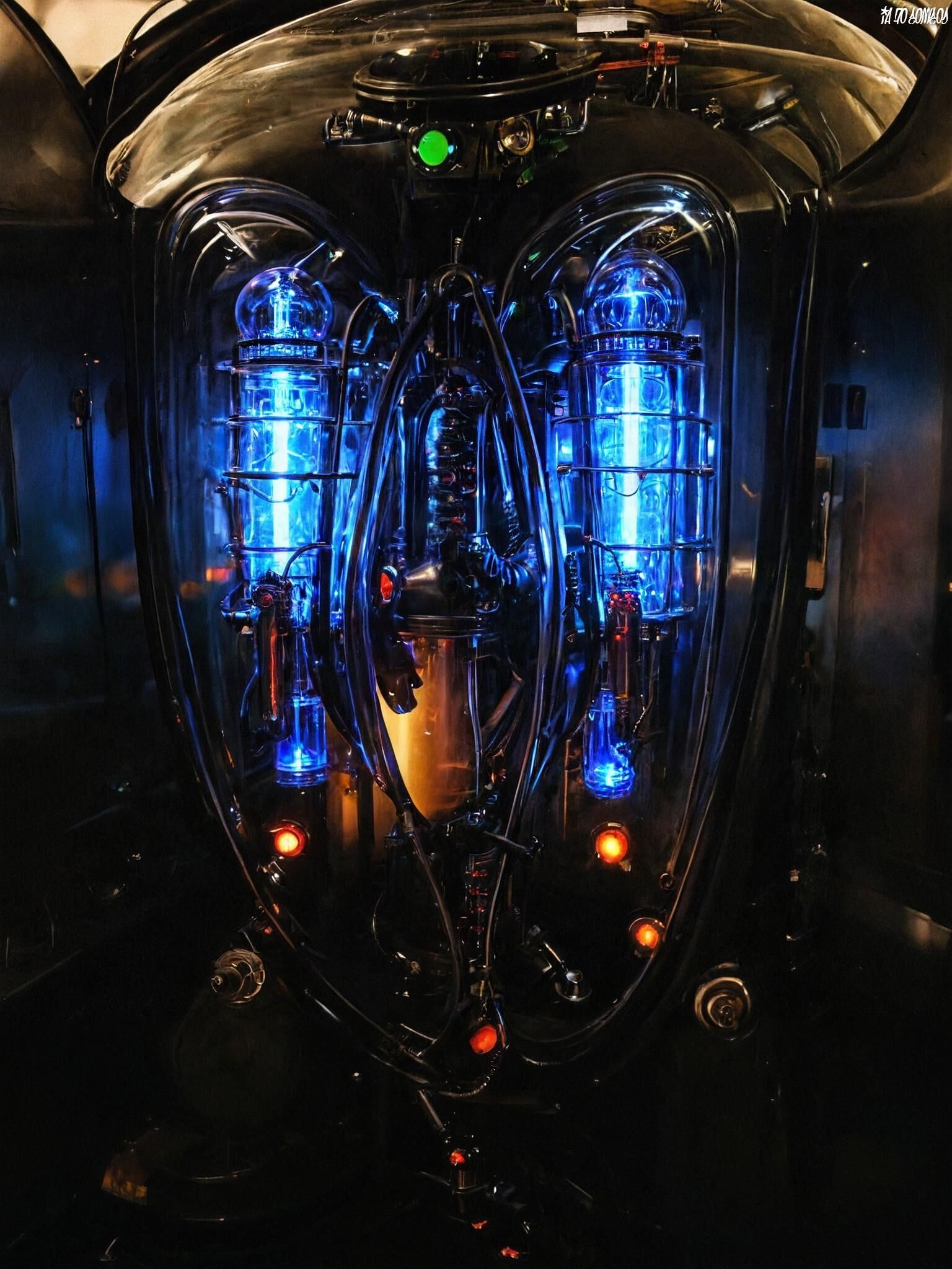 Cosmos Of Ai Artwork 0034 (Old Vacuum Tubes)