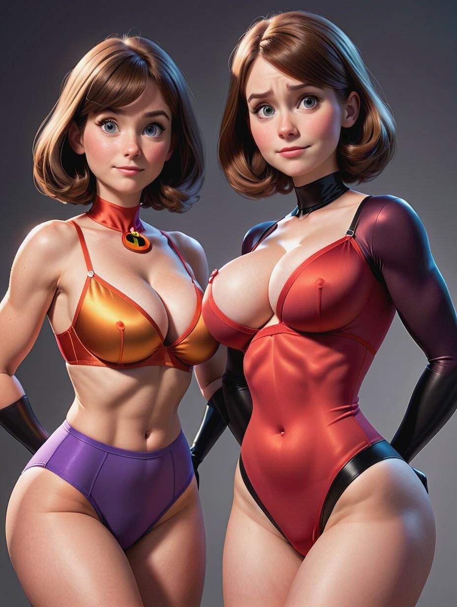 Helen y Violet Parr de los Increíbles 1