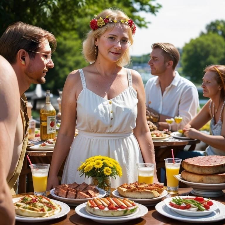 AI: tradicional celebração sueca do meio do verão