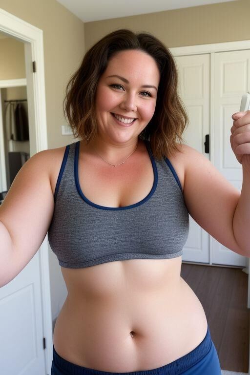 AI Chubby Workout Moms