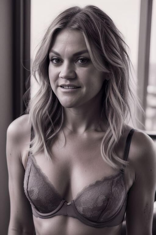 Kelsea en vestidos e íntimas