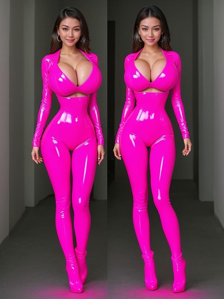 Busty Asian Latex 1