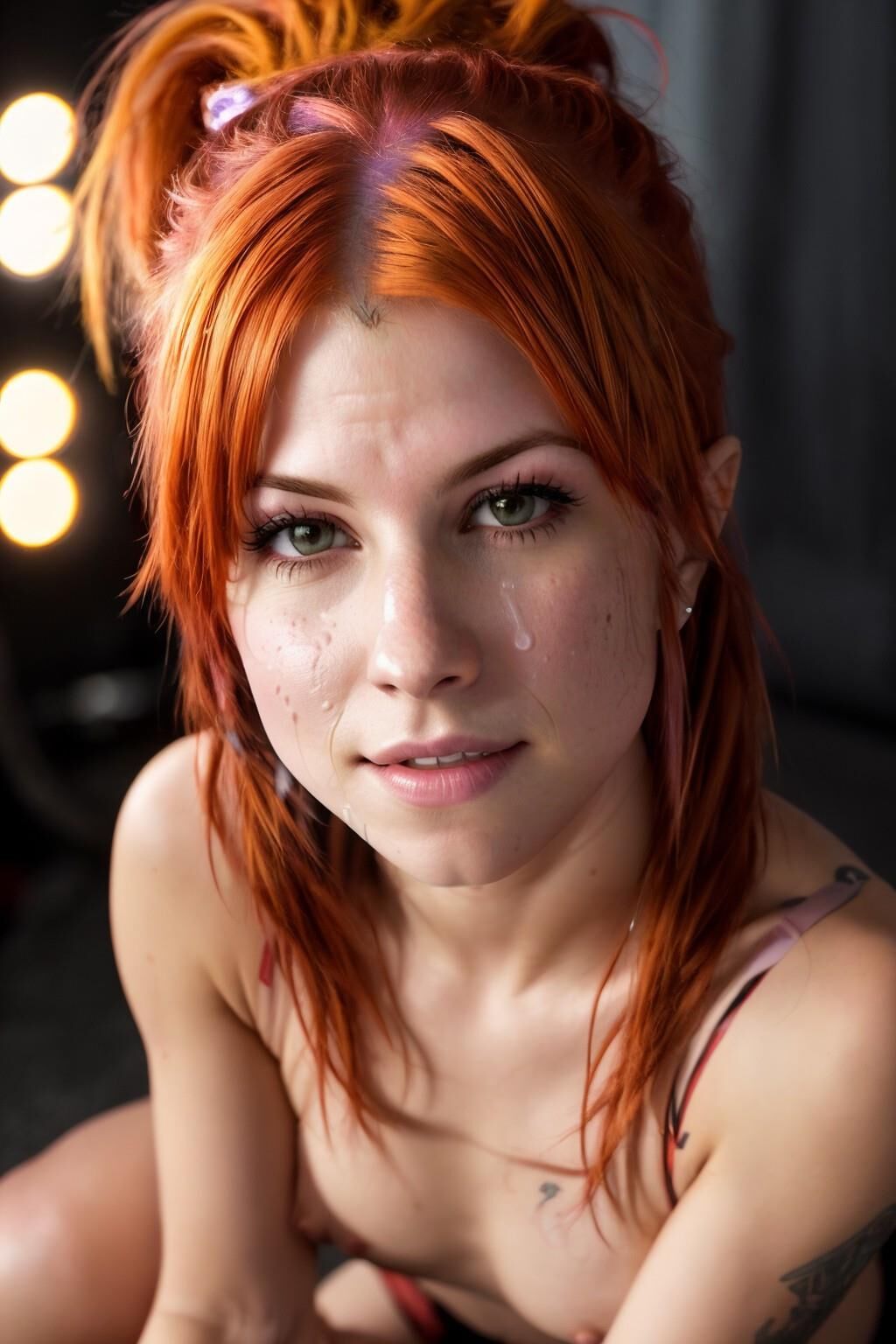 AI KI Redhead Teen Girl 