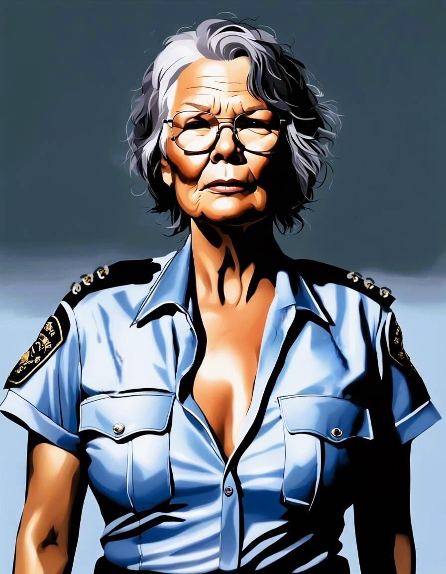 'Miss Victoria Police' - 'La chica del cartel' de Mujer policía 1992