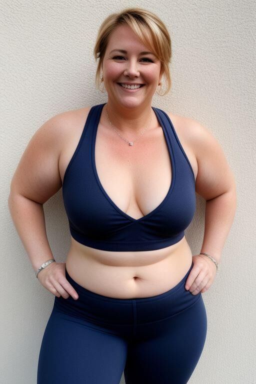 AI Chubby Workout Moms