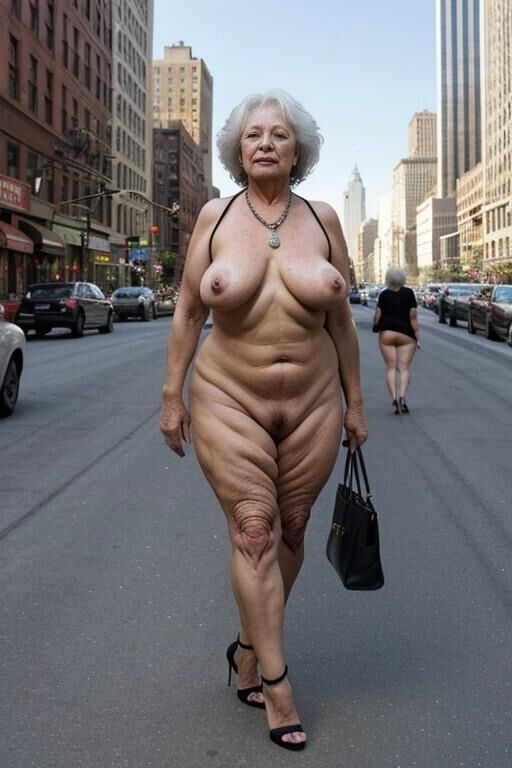 Nude American in New York AI