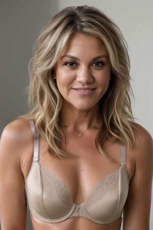 Kelsea en vestidos e íntimas