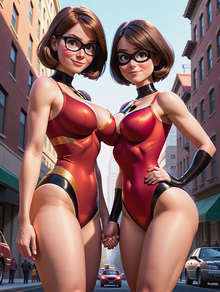 Helen et Violet Parr des Indestructibles 2