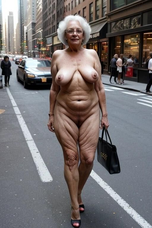 Nude American in New York AI