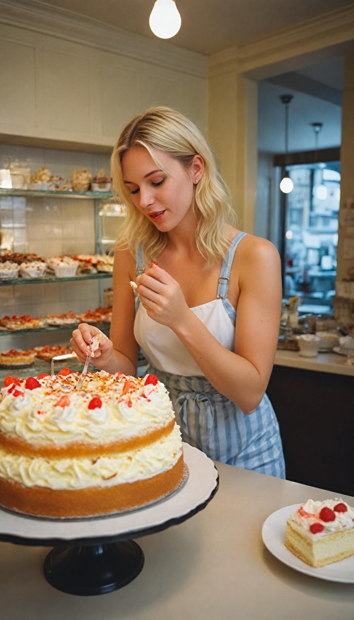 Patisserie Waitress Blonde