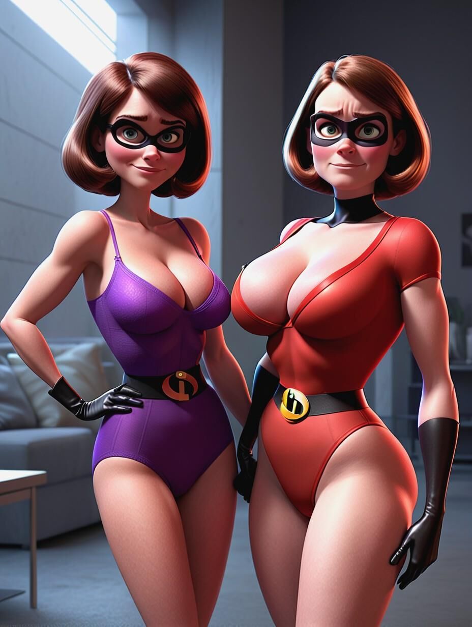 Helen y Violet Parr de Los Increíbles 5