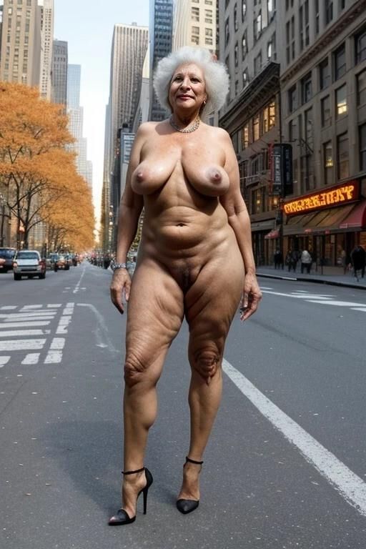 Nude American in New York AI