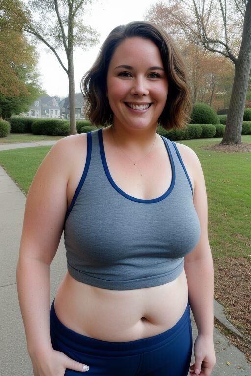 AI Chubby Workout Moms