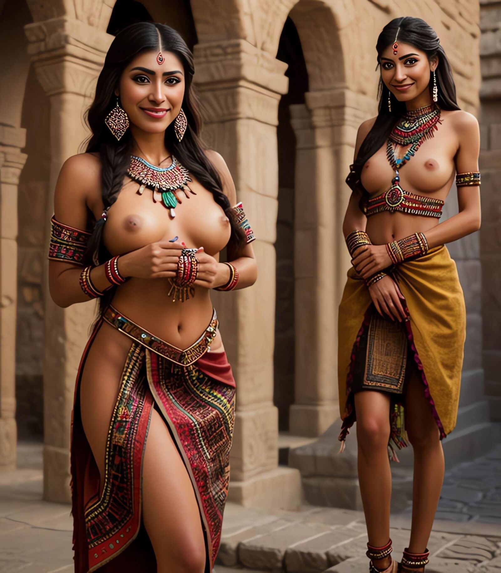 Traditional Aztec fashion