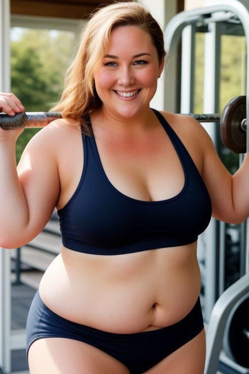 AI Chubby Workout Moms