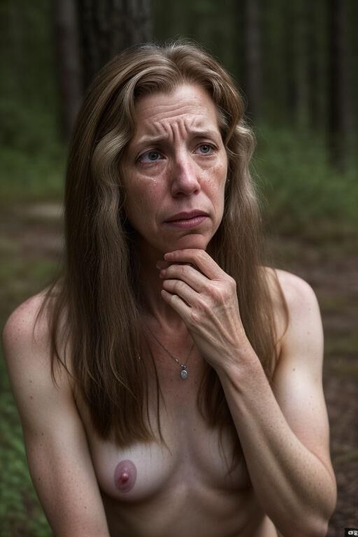 Mom, lost in the woods