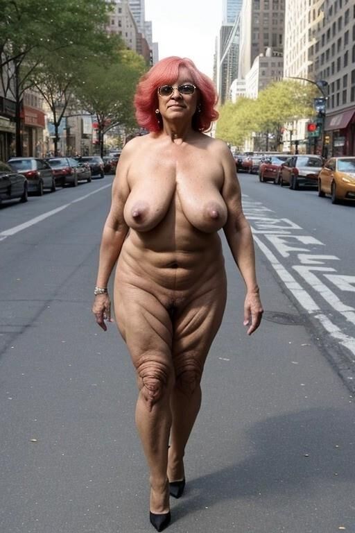 Nude American in New York AI