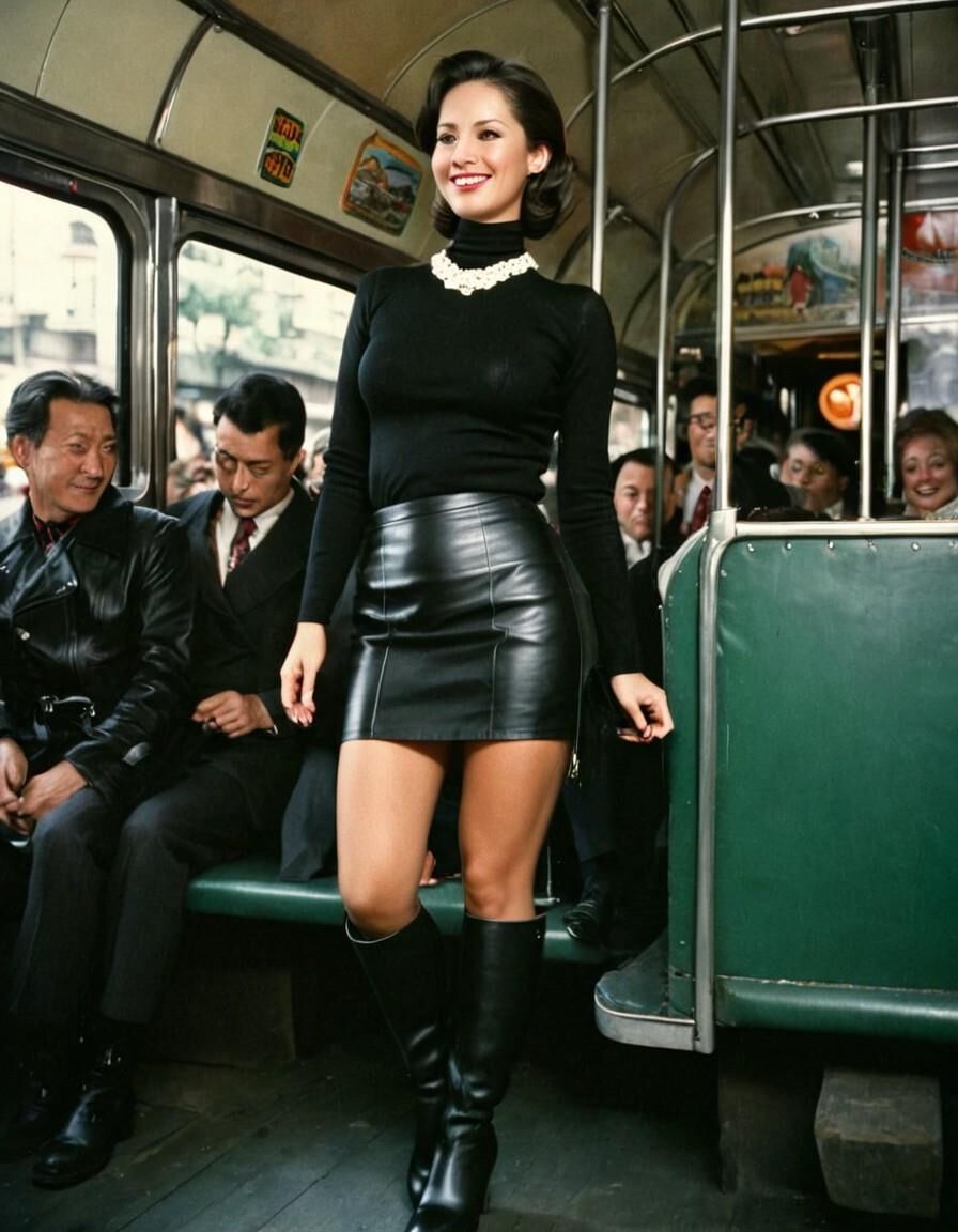 A.I. Leather in Public Transport