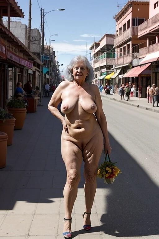 Nude Bolivian in La Paz AI