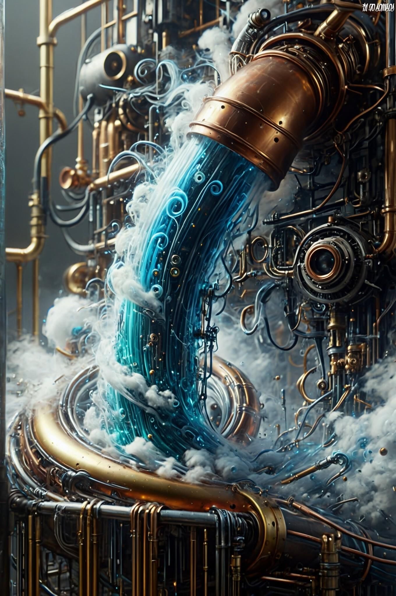 Cosmos Of Ai Artwork 0017 (Steampunk)  