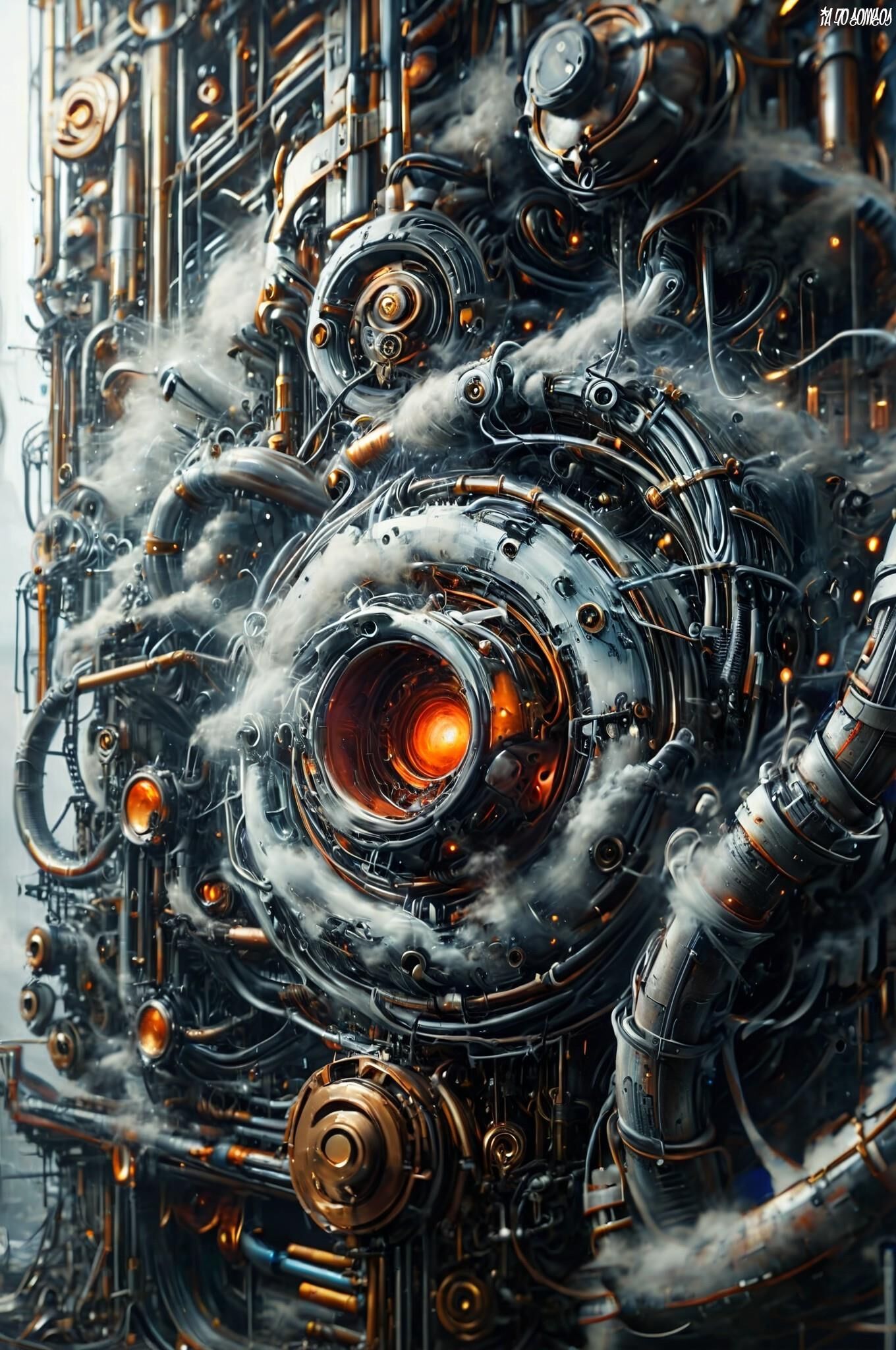 Cosmos Of Ai Artwork 0017 (Steampunk)  