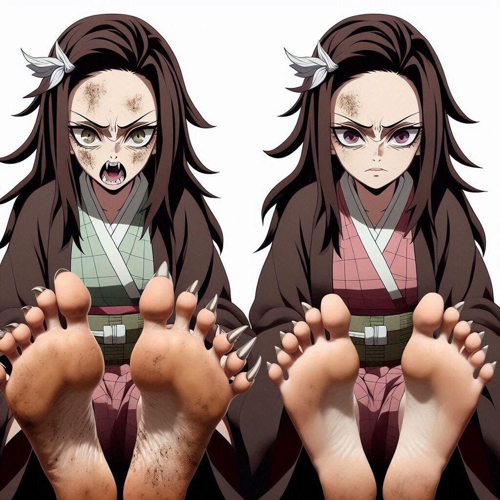Pés Nezuko