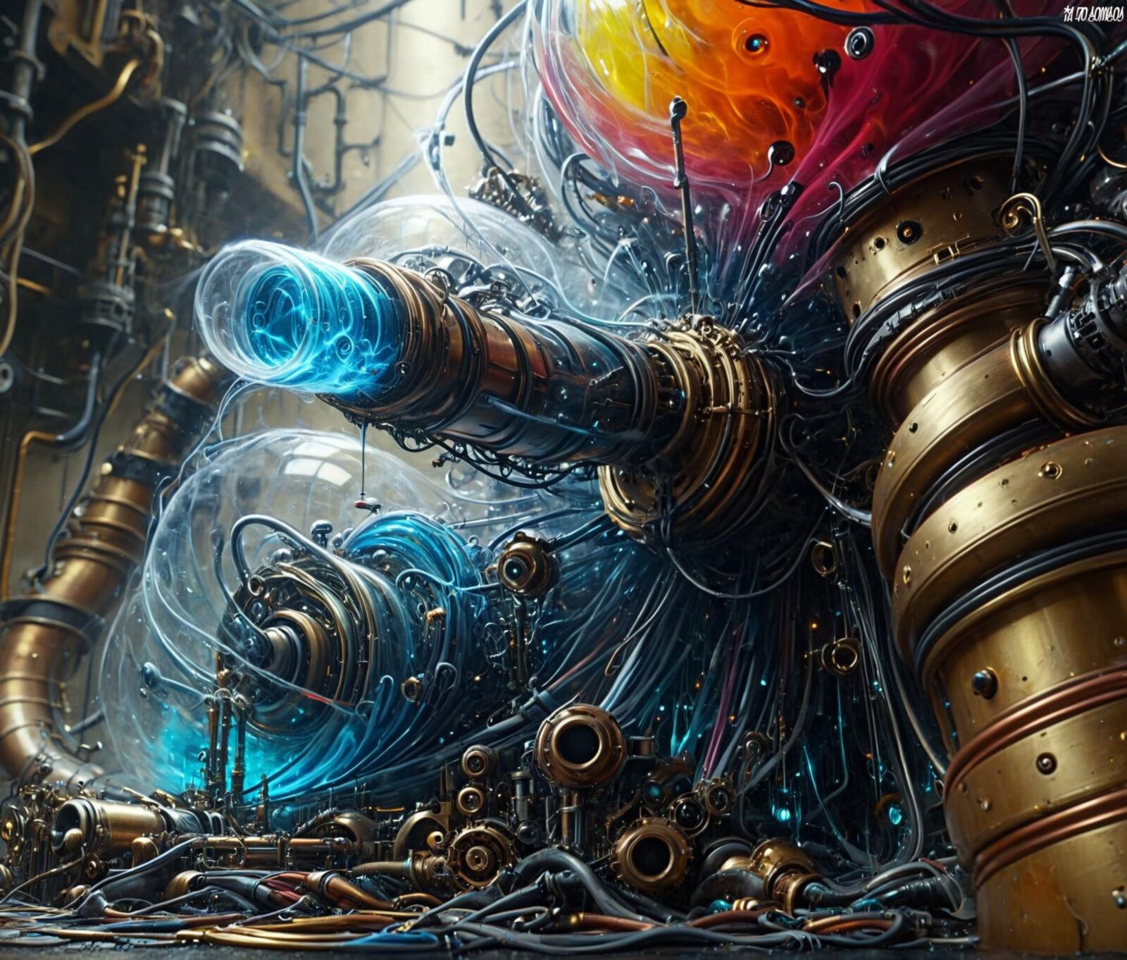 Cosmos Of Ai Artwork 0017 (Steampunk)  