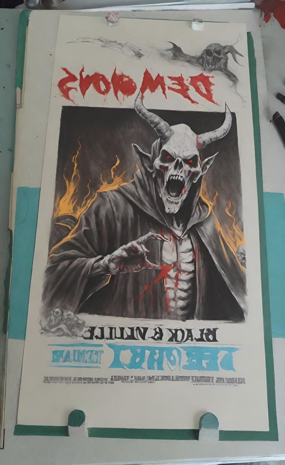 Vintage HORROR vhs / ai / fantasy / 001