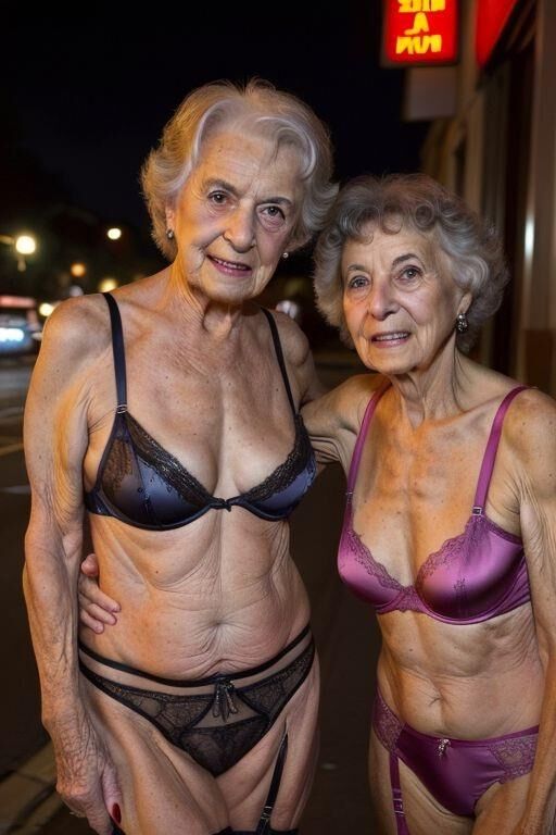 Misc. Elderly, vol. 3 - lingerie party in the street