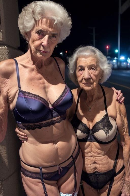 Misc. Elderly, vol. 3 - lingerie party in the street