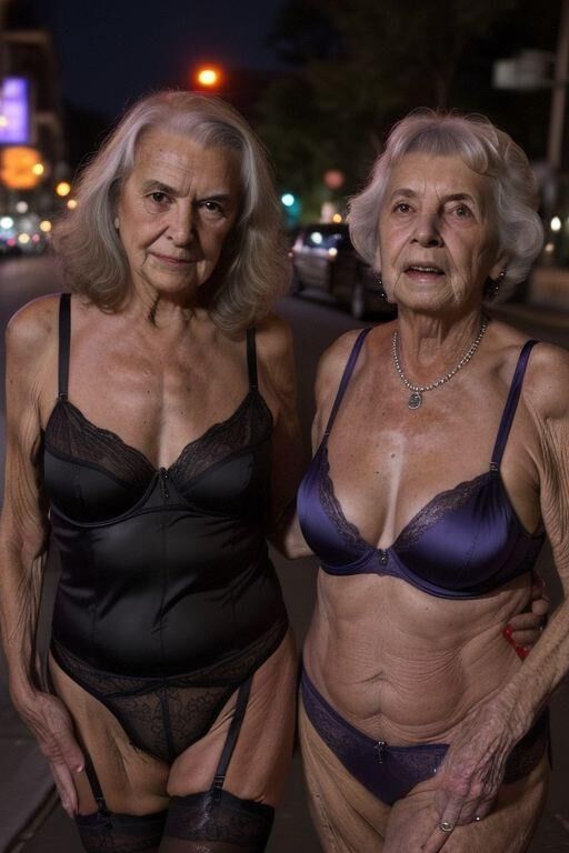 Misc. Elderly, vol. 3 - lingerie party in the street