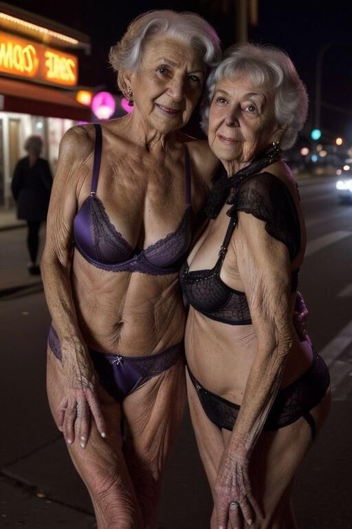 Misc. Elderly, vol. 3 - lingerie party in the street